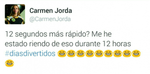 Carmen Jorda la tocca piano su Twitter