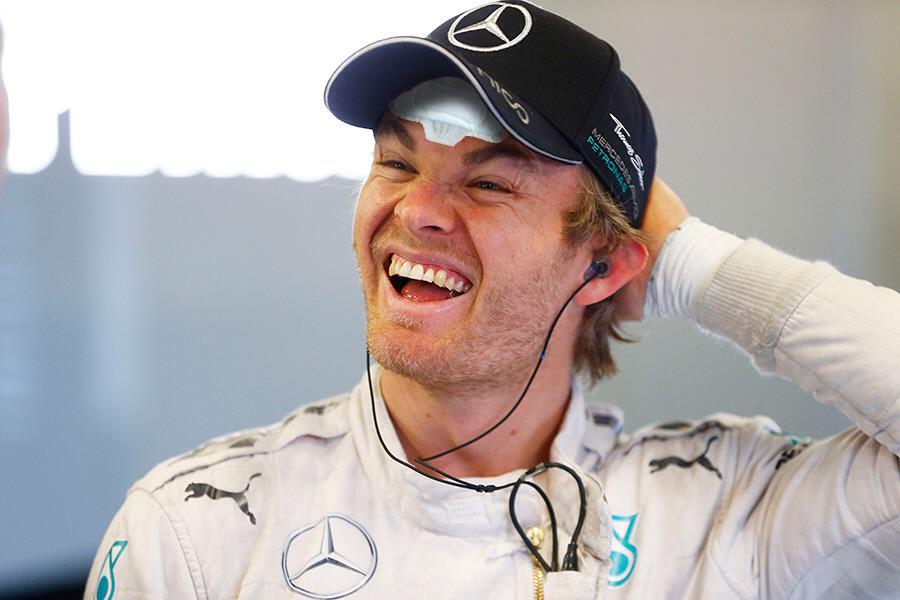 Rosberg ha messo le ali: assorbenti contro il sudore
